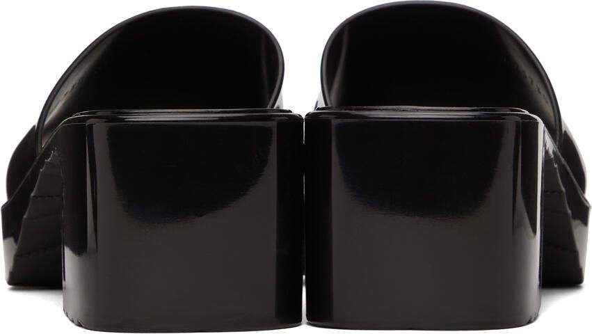 Gucci Black Rubber Slide Sandals - Picture 2