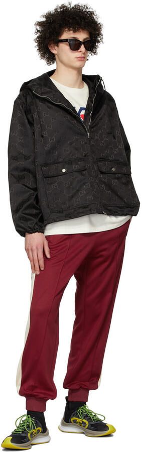 Gucci Black Run Low-Top Sneakers - Picture 4