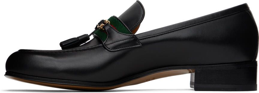 Gucci Black Tassel Loafers - Picture 3