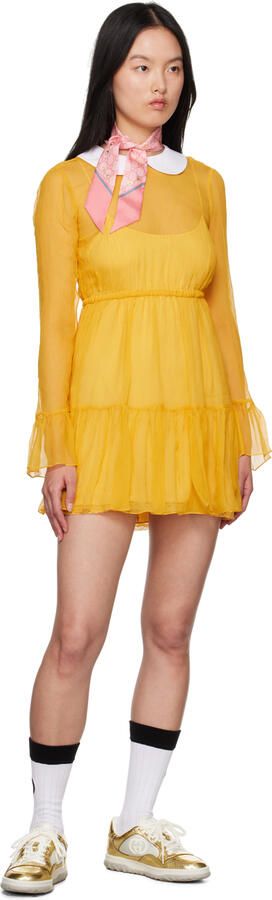 Gucci Gold & White MAC80 Sneakers - Picture 4