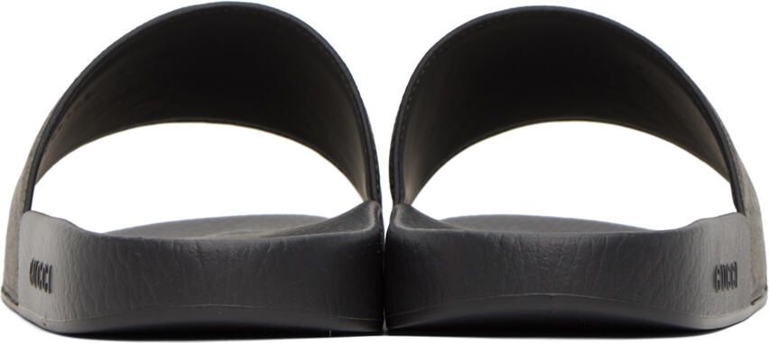 Gucci Gray GG Slides