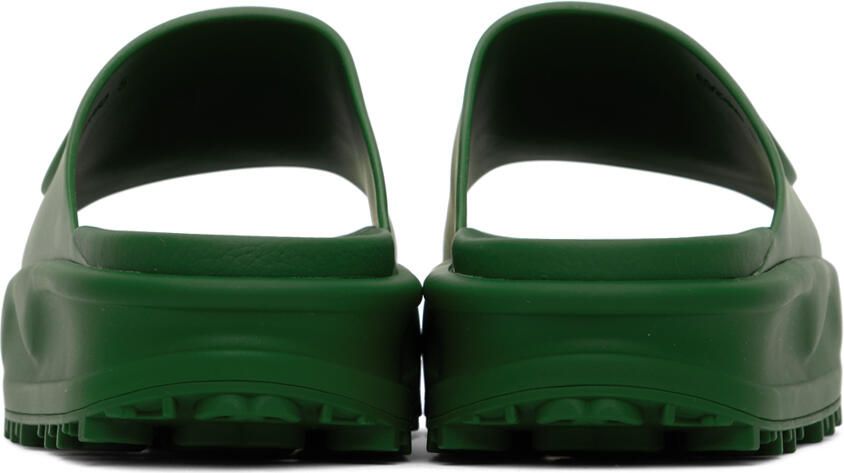 Gucci Green Interlocking G Slides