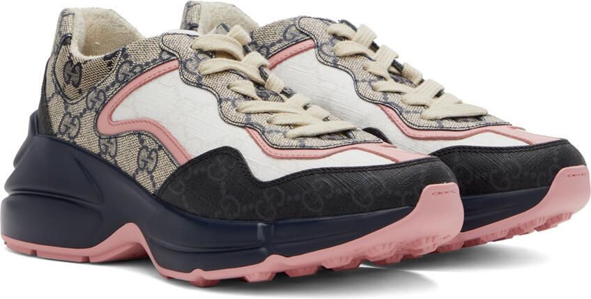 Gucci Multicolor GG Rhyton Sneakers - Picture 2