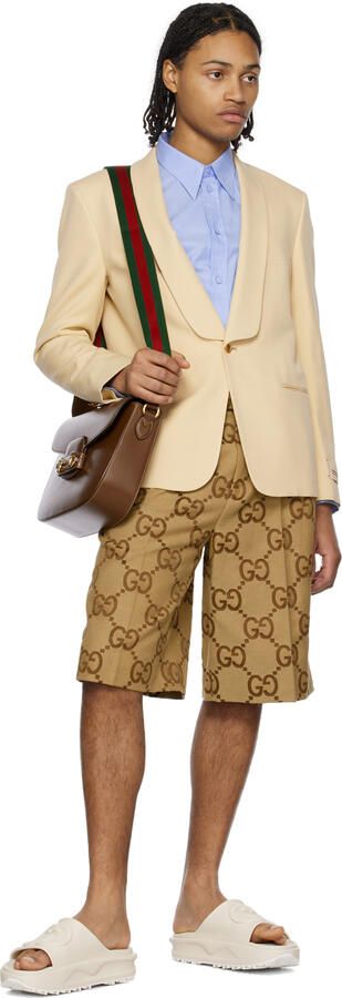 Gucci Off-White Interlocking G Slides - Picture 4