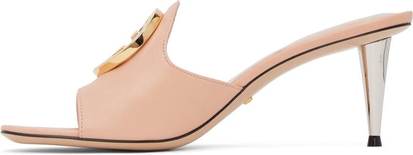 Gucci Pink Blondie Heeled Sandals - Picture 3