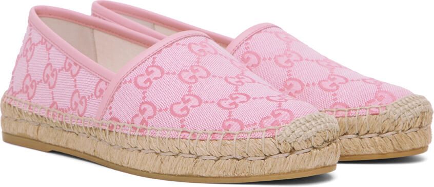 Gucci Pink GG Espadrilles - Picture 2
