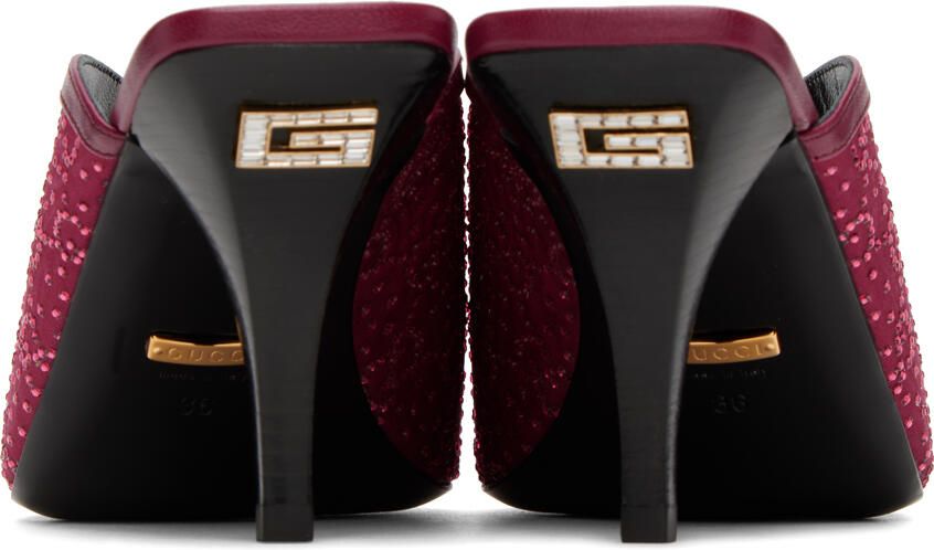 Gucci Pink GG Slide Sandals