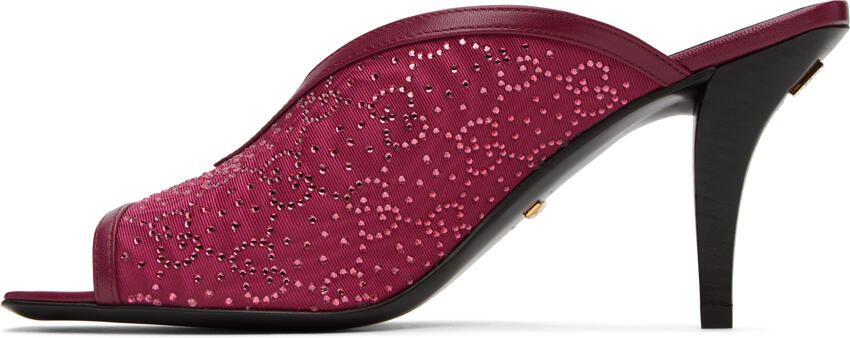 Gucci Pink GG Slide Sandals - Picture 3