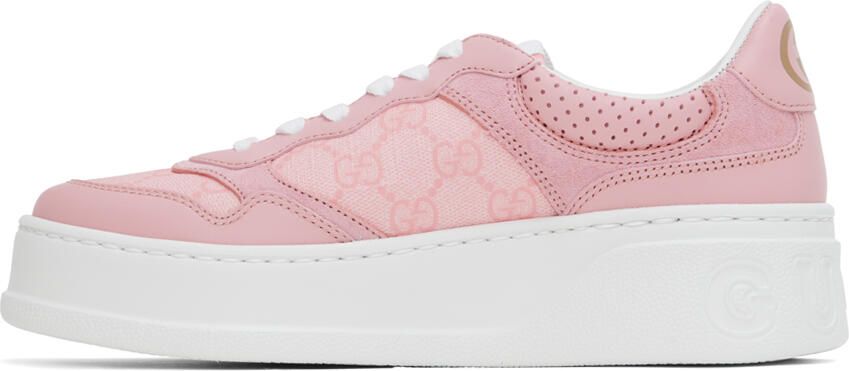 Gucci Pink GG Sneakers - Picture 3