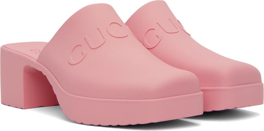 Gucci Pink Slip-On Loafers - Picture 2