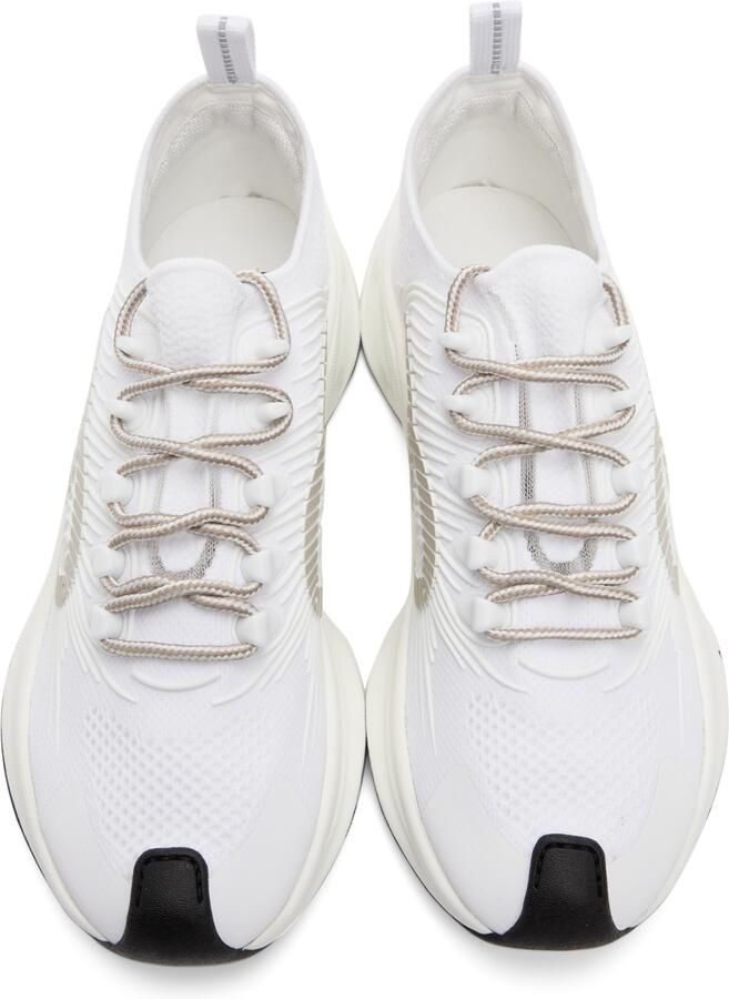 Gucci White Run Low-Top Sneakers - Picture 2