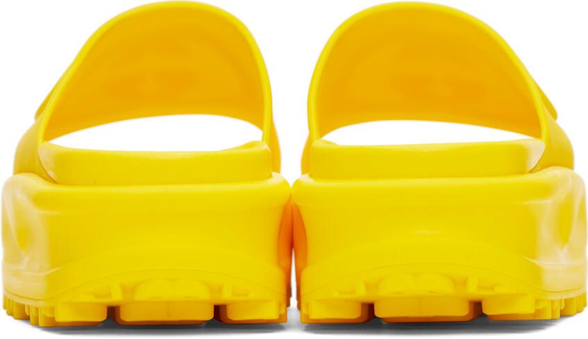 Gucci Yellow Interlocking G Slides