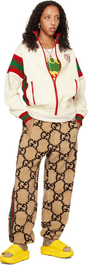 Gucci Yellow Interlocking G Slides - Picture 4