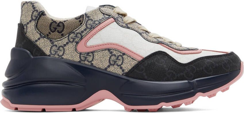 Gucci Multicolor GG Rhyton Sneakers - Picture 5