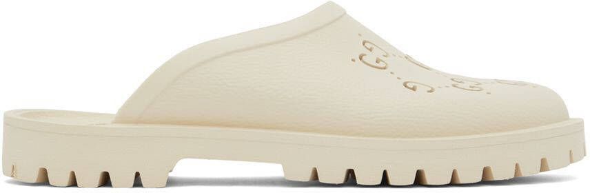 Gucci Off-White GG Loafers - Picture 5