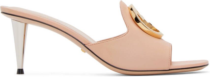 Gucci Pink Blondie Heeled Sandals - Picture 4