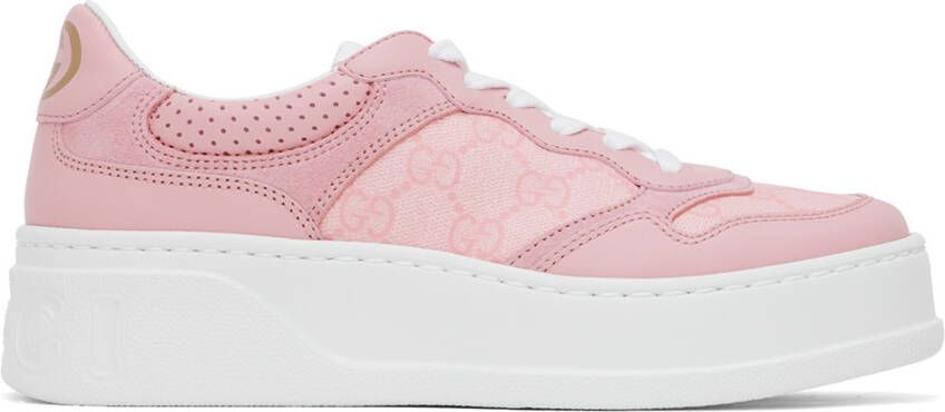 Gucci Pink GG Sneakers - Picture 5