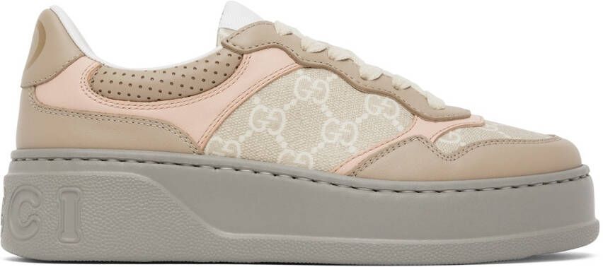 Gucci Taupe GG Sneakers