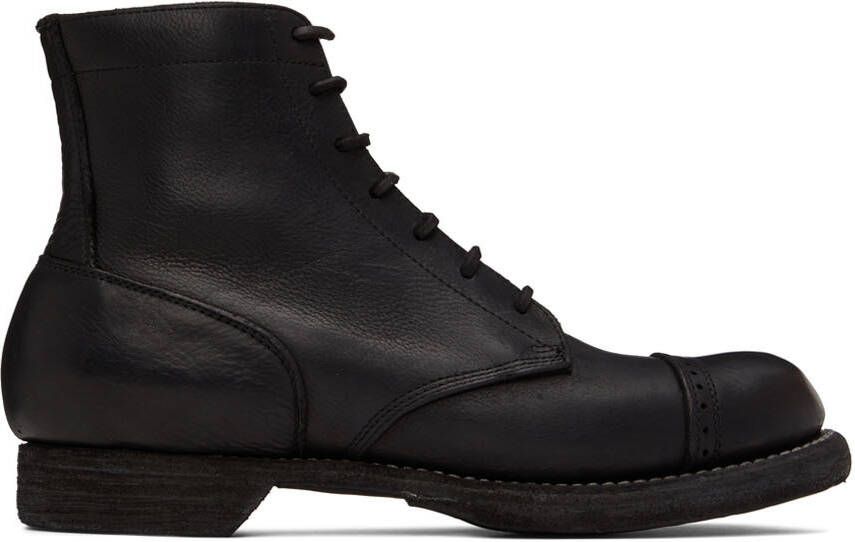 Guidi Black 5305 Lace-Up Boots