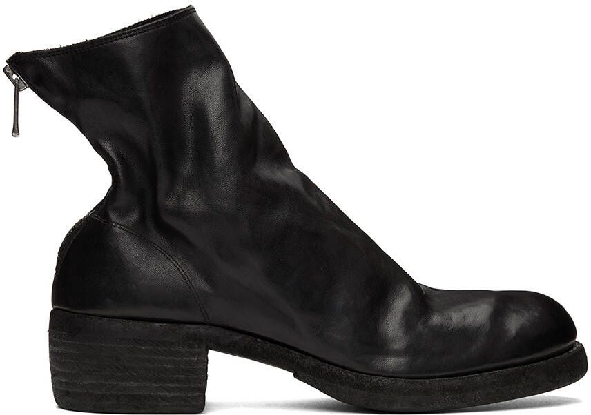 Guidi Black 796Z Zip Boots - Picture 5