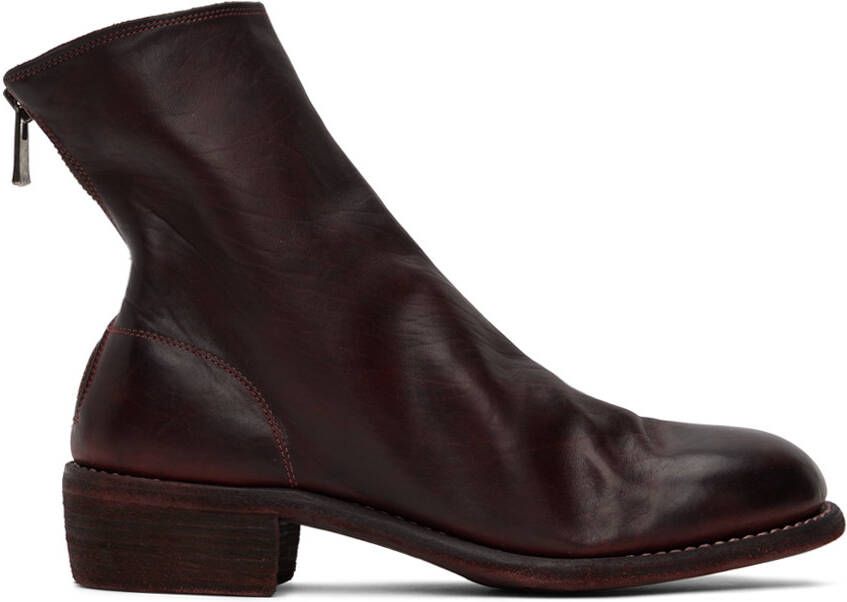 Guidi Burgundy 796 Boots - Picture 5