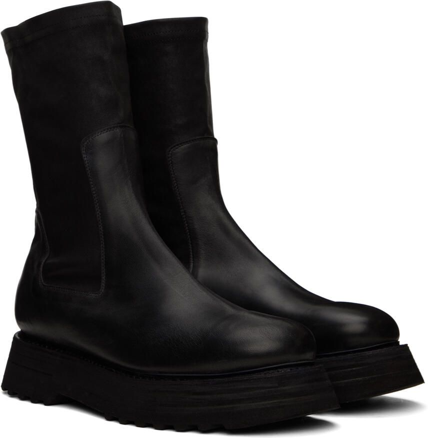 Guidi Black 528V Chelsea Boots