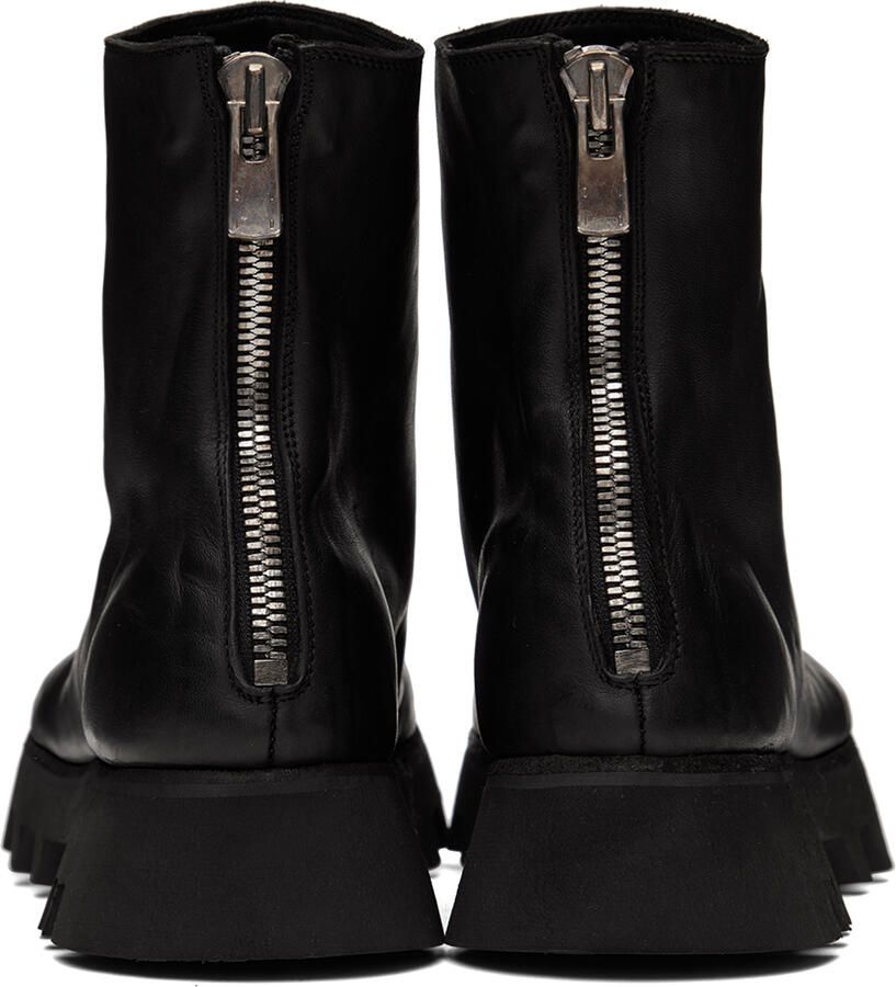 Guidi Black ZO08V Zip Boots