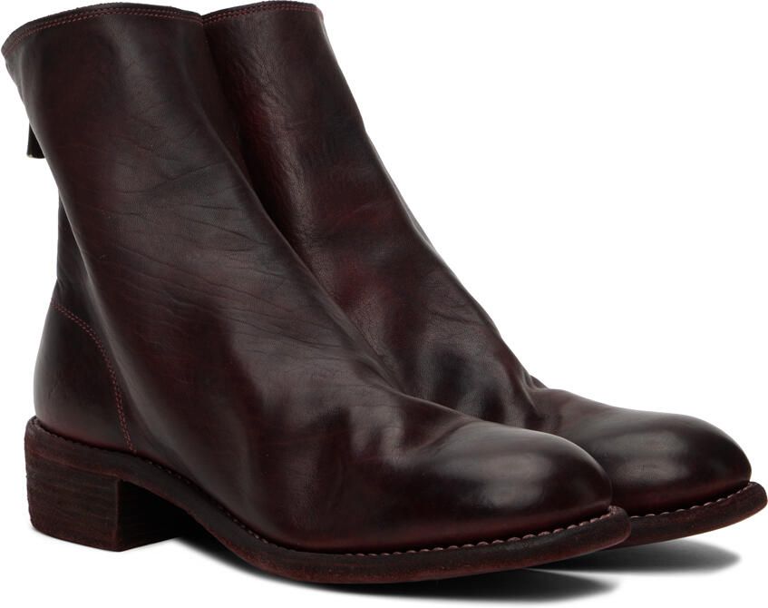 Guidi Burgundy 796 Boots - Picture 2