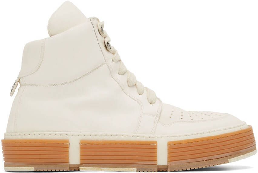 Guidi White Basket High-Top Sneakers - Picture 5