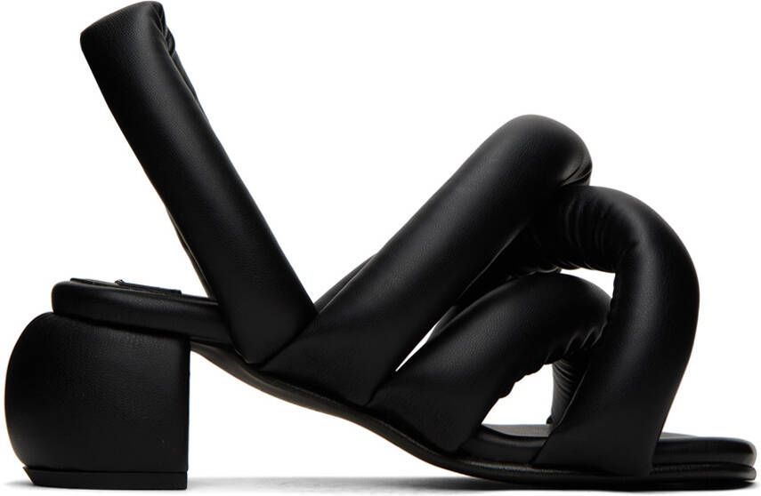 Henrik Vibskov Black Yume Edition Sausage Heeled Sandals - Picture 5