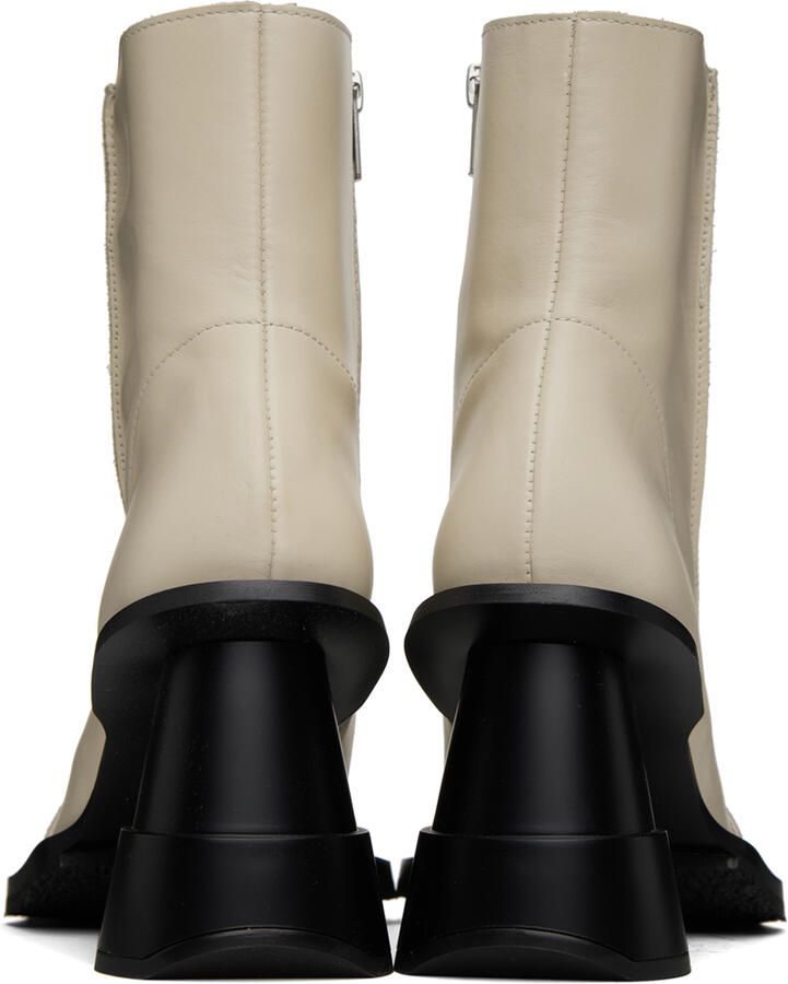 Henrik Vibskov Off-White Elle Driver Boots - Picture 3