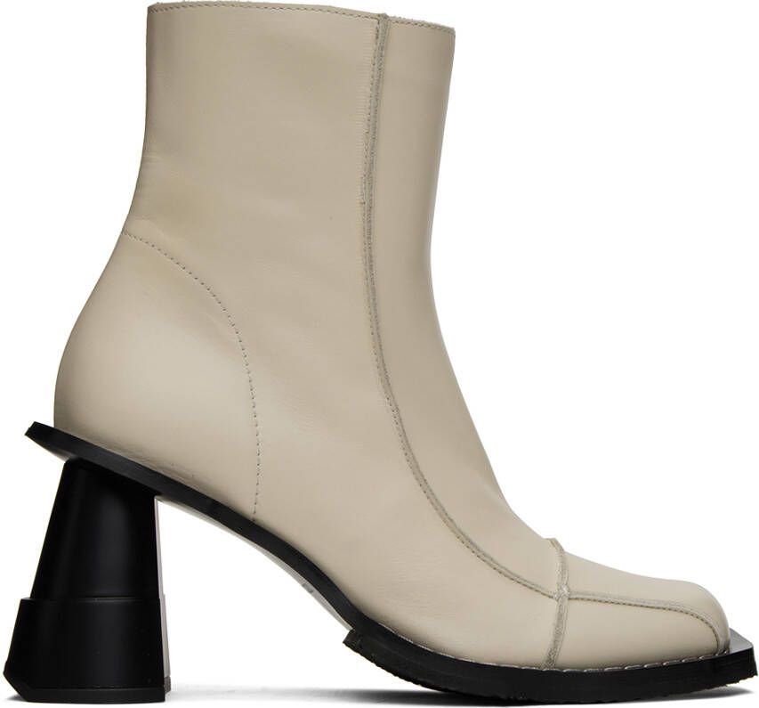 Henrik Vibskov Off-White Elle Driver Boots - Picture 4