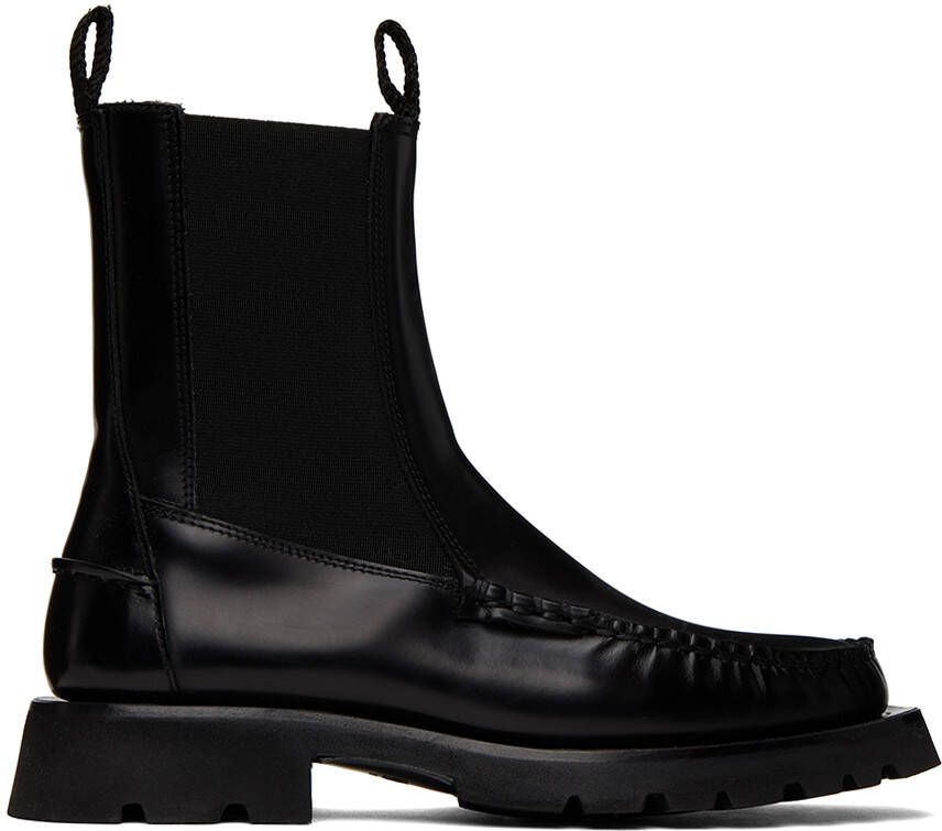HEREU Black Alda Chelsea Boots