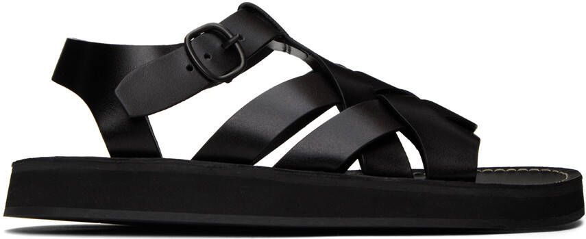 HEREU Black Beltra Sandals - Picture 5