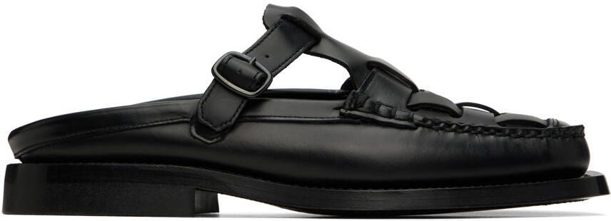 HEREU Black Bonell Mules - Picture 5