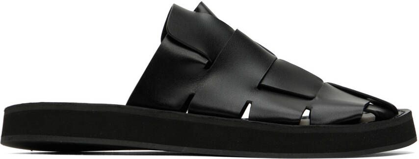 HEREU Black Dira Mules - Picture 5
