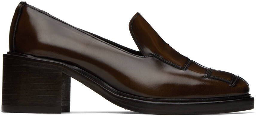 HEREU Brown Guera Heels - Picture 5