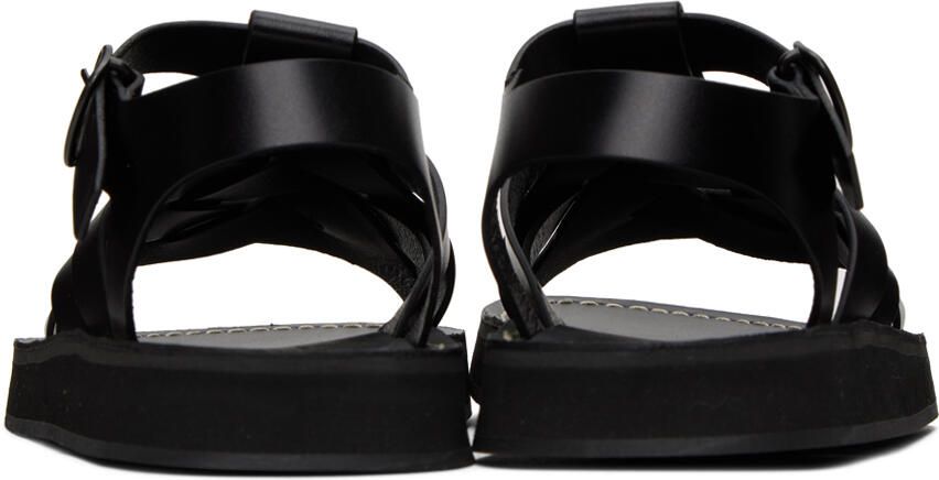 HEREU Black Beltra Sandals