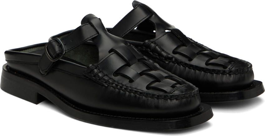 HEREU Black Bonell Mules