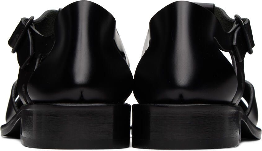 HEREU Black Pesca Sandals