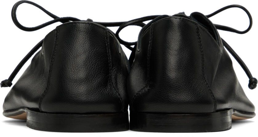 HEREU Black Plegada Oxfords