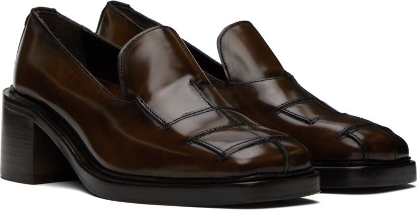 HEREU Brown Guera Heels - Picture 2