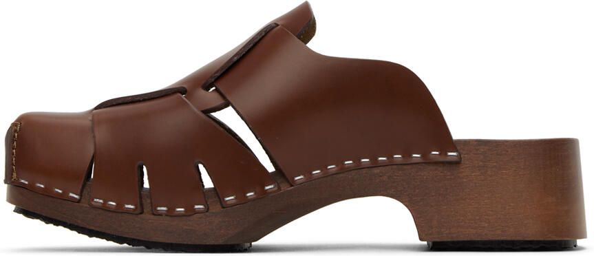 HEREU Tan Licia Clogs - Picture 2