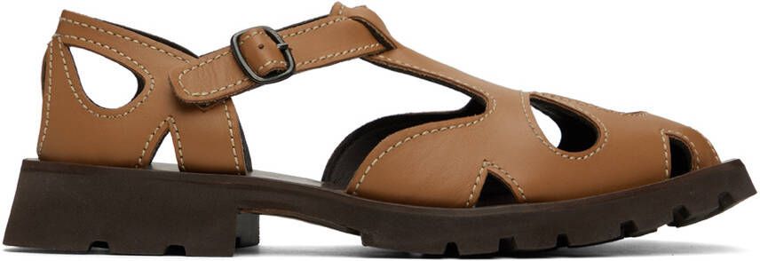HEREU Tan Floreta Sport Sandals - Picture 5