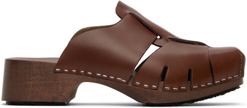 HEREU Tan Licia Clogs - Picture 3