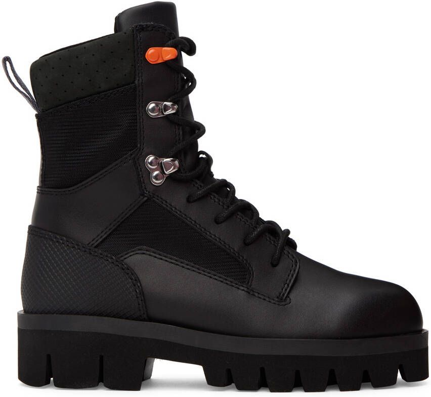 Heron Preston Black Military Boots