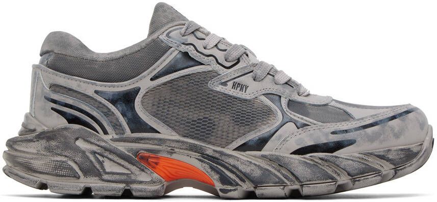 Heron Preston Gray Block Stepper Sneakers - Picture 5