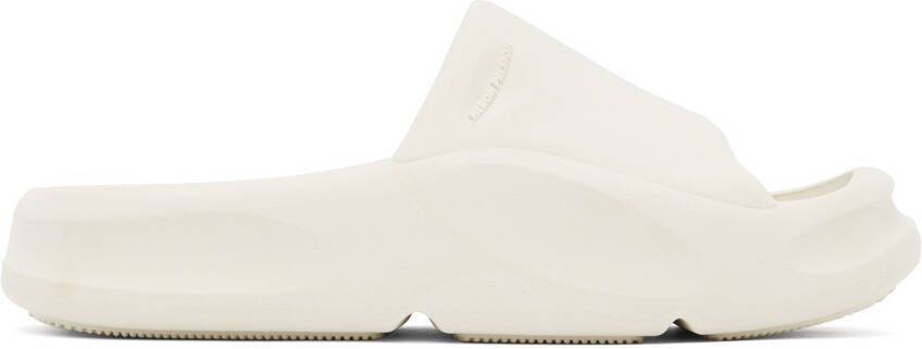 Heron Preston White Eco Molded Slides - Picture 4