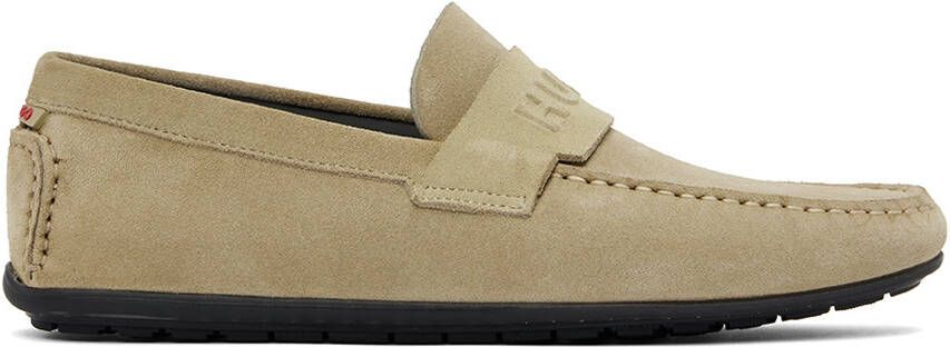 Hugo Beige Dandy Loafers - Picture 5