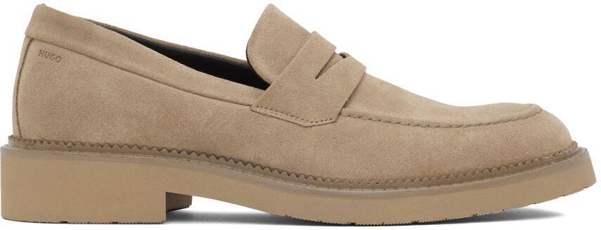 Hugo Beige Loafers - Picture 5